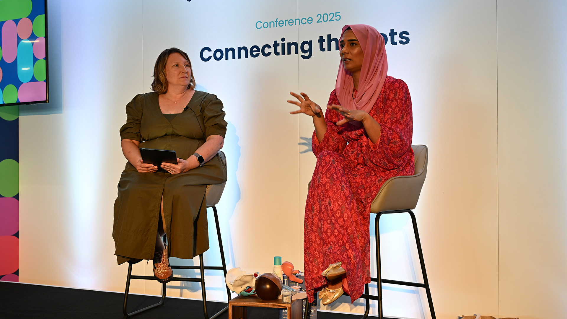 Annette Wade-Clarke and Dr Nighat Arif