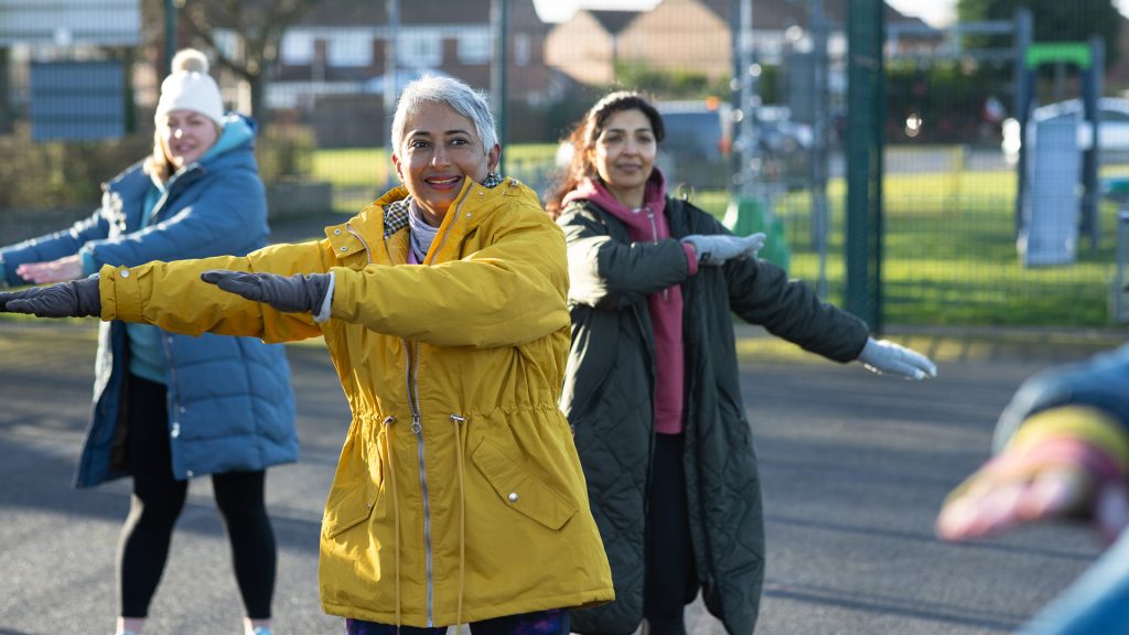 Mature Women Enjoying a Healthy and Fit Lifestyle