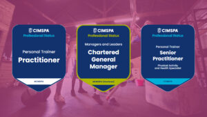 Example CIMSPA digital accreditation credentials